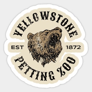 Yellowstone Petting Zoo Sticker